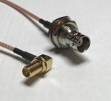RP-SMA Female Angle to BNC Female Bulk Coaxial RG316 CABLE Wireless Antenna USA