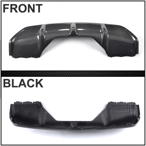 Difusor para BMW X6 F16 M paquete carbono difusor trasero faldón trasero alerón enfoque - Imagen 11 de 12