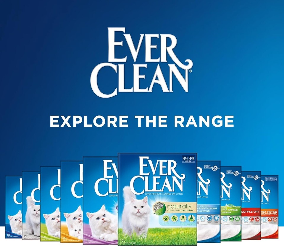 Ever Clean Clumping Cat Litter, Scented Cat Litter, Litterfree Paws, 10