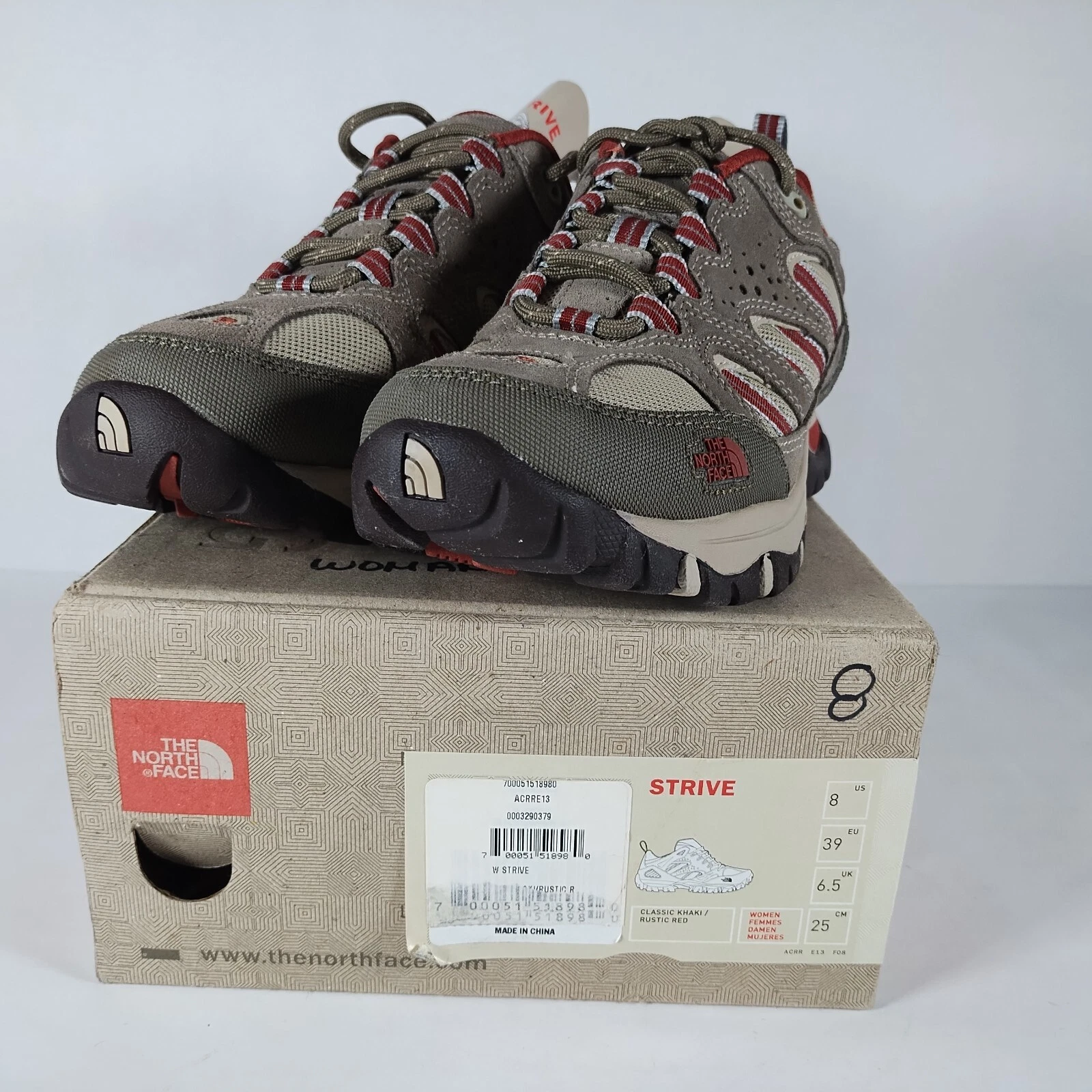 The North Face Women's Size 8 Strive Hiking Camping Trail Boots Shoes
