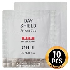 O HUI Day Shield Perfect Sun Red 1ml x 10pcs 10ml SPF 50 Sample Newest OHUI