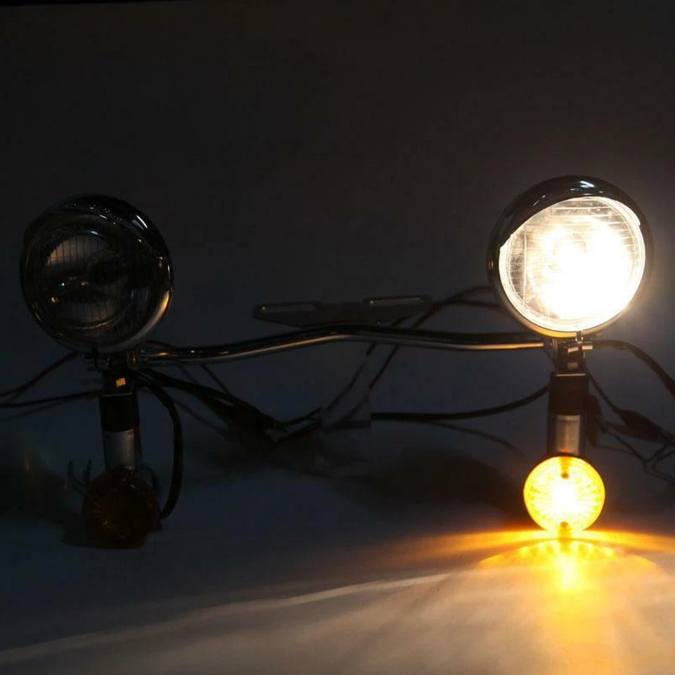 Barra de luz de señalización de giro antiniebla de paso para Kawasaki Vulcan VN 800 900 1500 1600 1700 Foto 4 de 4