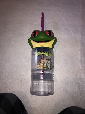 Regenwald Cafe Baumfrosch 3D Kopf Reisebecher Wasserflasche Souvenir Getränk Snack