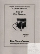 Wico Magneto Type EK Service Instruction Parts Manual