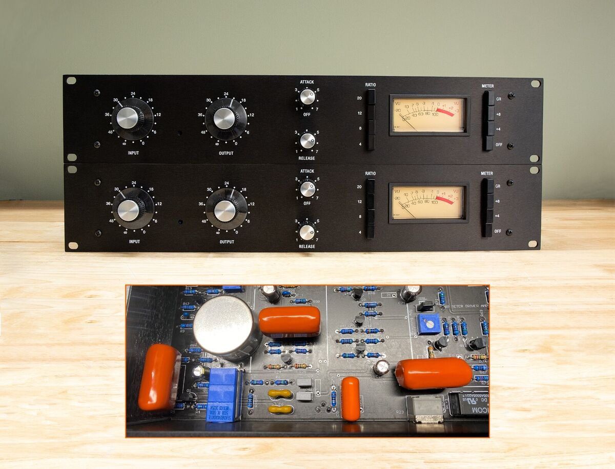 Hairball Audio 1176 Rev D Orange Drop Compressor Pair w Hairball Audio 1176 Rev D Orange Drop Compressor Pair w