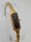 Vintage Seiko Tank Watch Women 12mm Gold 6" Band 2E20-5179 -New Battery