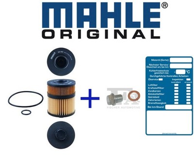 MAHLE Ölfilter + Ölablassschraube für OPEL SIGNUM VECTRA C
