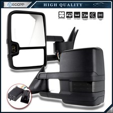 Pair Power Led Signal Light Tow Mirrors For 88-98 Chevy Ck 1500 2500 3500 Black Pair Power Led Signal Light Tow Mirrors For 88-98 Chevy Ck 1500 2500 3500 Black