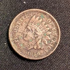 1859 Indian Head Cent 1c BN XF-Corrosion.  Lot 26C10 FREE SHIPPING!