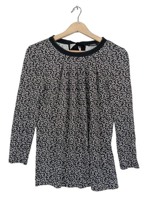 ORSAY Pull Femme Noir Motif Floral (EU 34, INT XS) - Photo 1/3