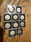 Lot Of 10 1960s Kennedy Silver Half Dollars