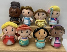 Lot of 8 Hallmark Itty Bittys Disney Princesses And More 4-4.5  Plush VGC