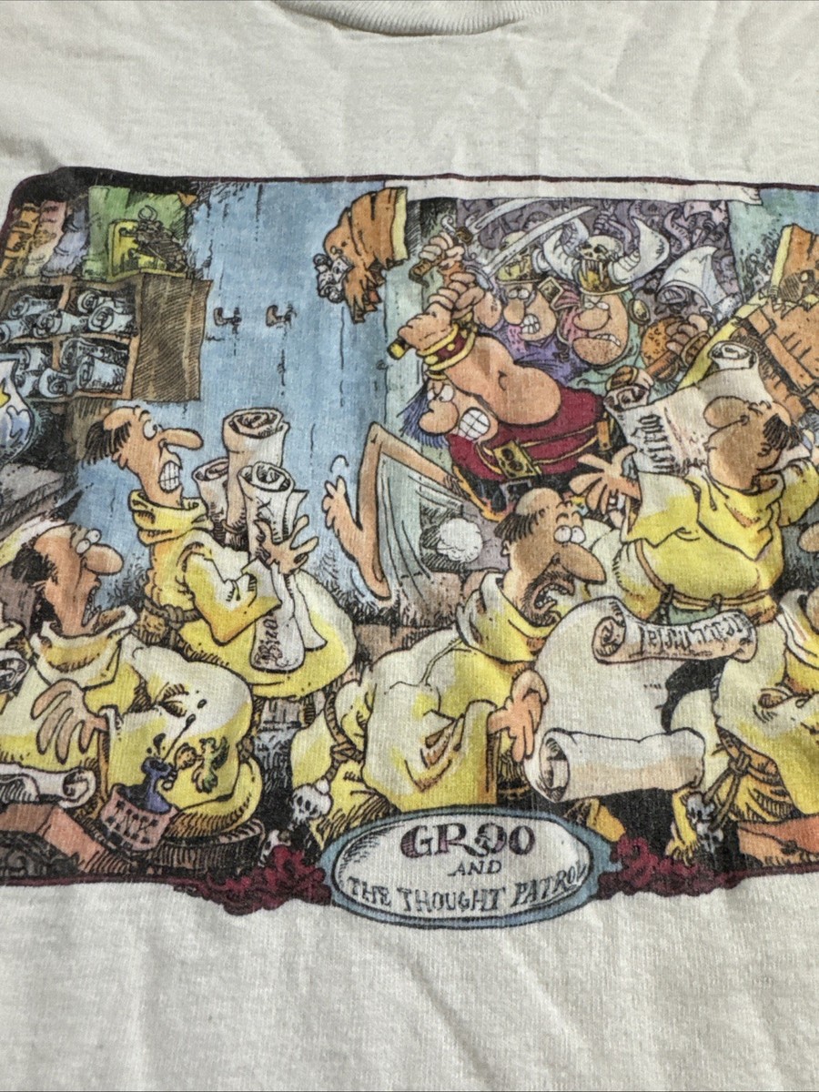 Vintage 80s Groo Comic T Shirt 1987 M? Medium? Aragones View 5