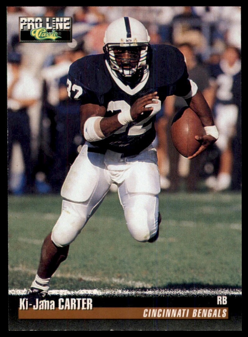 1995 Pro Line Ki-Jana Carter RC 121 Cincinnati Bengals NM