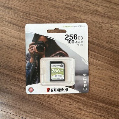 Kingston Canvas Select Plus 256GB SDXC Class 10 100MB/s Memory Card SDS2/256GB