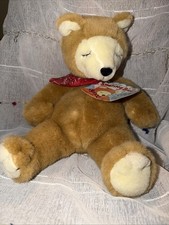 Eden Teddy Bear Sleeping Snoring Wind Up Plush Head Moves- Vintage RARE