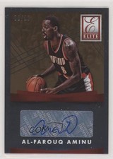 2015 Panini Donruss Elite Signatures Gold 1/10 Al-Farouq Aminu #ES-AFA Auto 0q0
