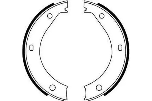 Kit de mâchoires de frein, frein de stationnement + Reparatursatz szczęk - Photo 2/10