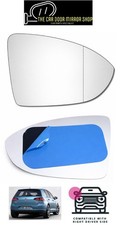 Fit VW Golf MK7 2013-2020 Right Wing Mirror Glass Wide Angle Stick On Driverside