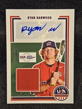 2022 Panini Stars & Stripes - Ryan Harwood - Team USA Auto Relic 304/399