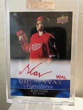 Marco Kasper 2023-24 Clear Cut UD Canvas Signature #CS-MK /92