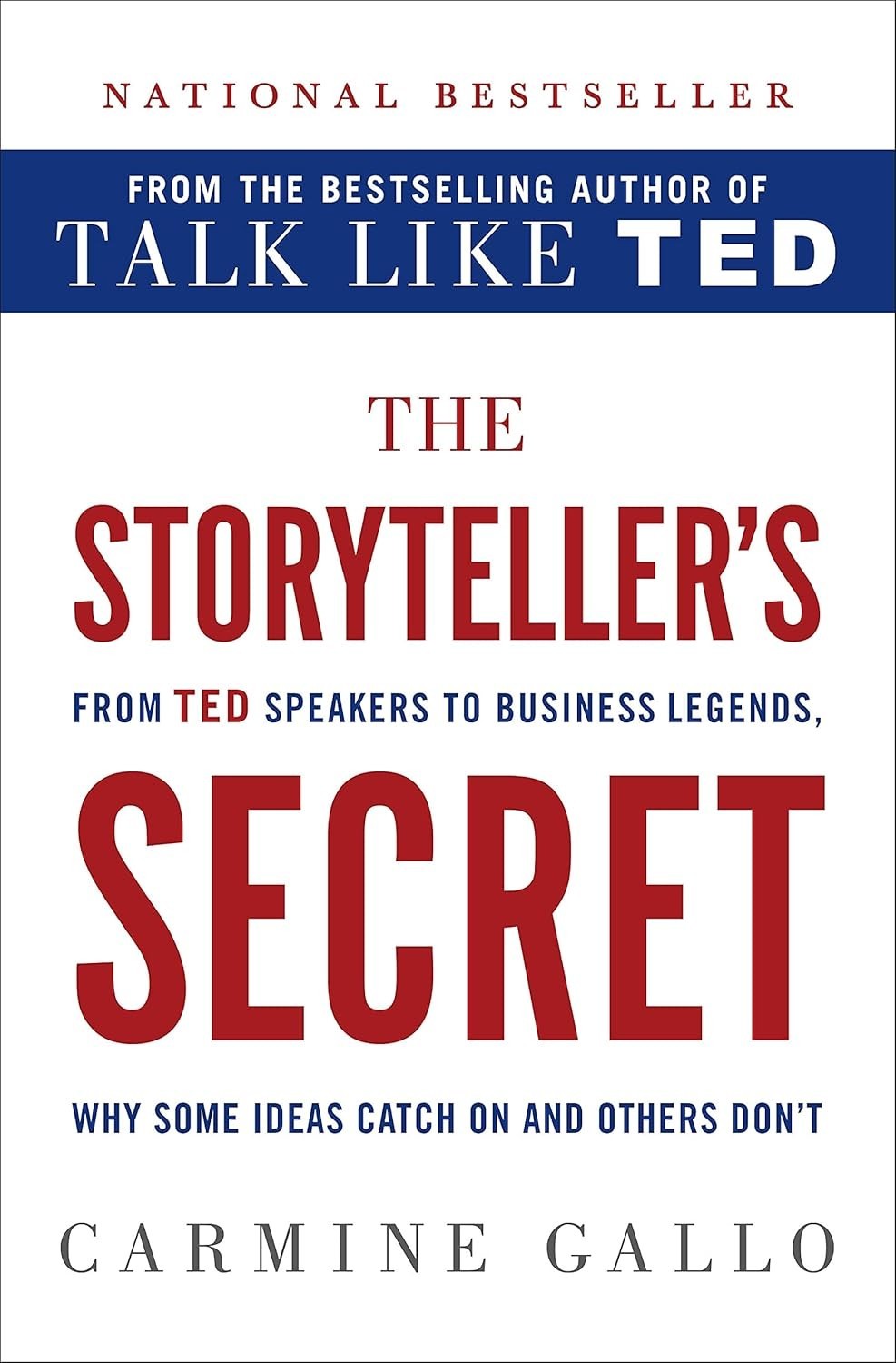 The Storyteller's Secret By  Carmine Gallo Hardcover NEW