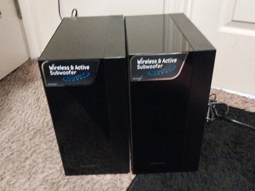Samsung PS-WF450 Wireless Bluetooth Powered Subwoofers Home Theater Audio