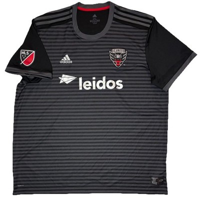 MLS DC United Acosta #10 Soccer Jersey Mens 2XL Adidas Black