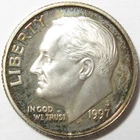 1997-S SILVER Proof Roosevelt Dime - #11105-12