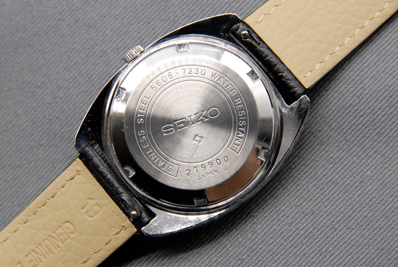 1972 [EXC+5] Vintage SEIKO Lord Matic 5606-7230 36mm Green Day/Date AT Men Watch image 5