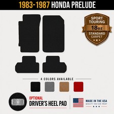 Avery Sport Touring Front Rear Floor Mats For 1983-1987 Honda Prelude 2wg