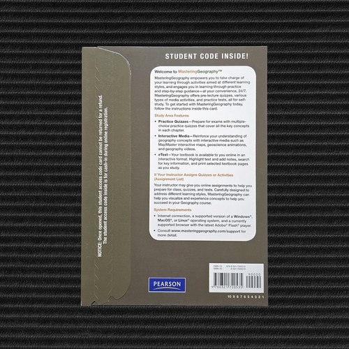 Mastering Geography: 5TH EDITION - Student Access Code - PEARSON - Foto 2 di 3