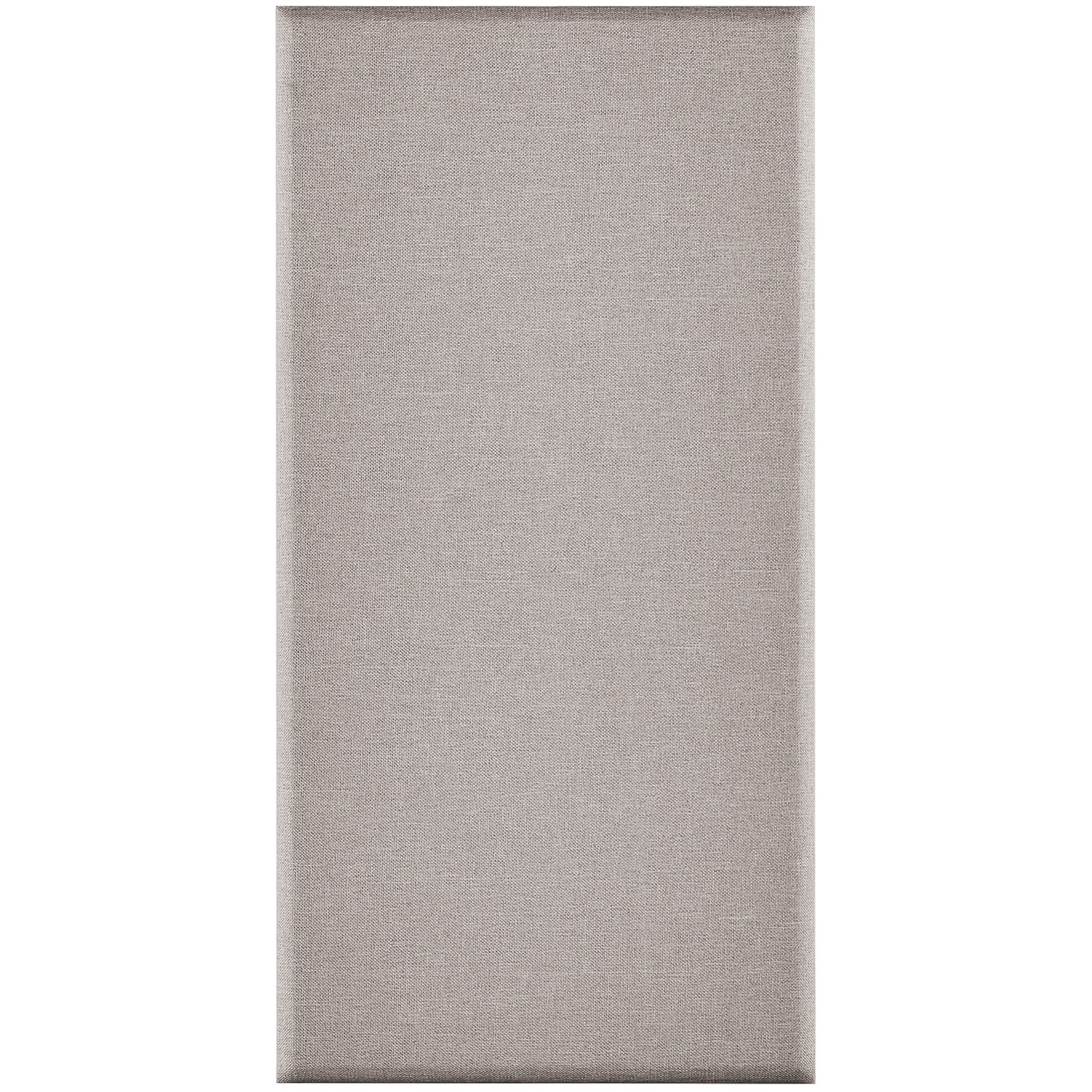 4 PCS Acoustic Wall Panels 2 in Thick 23.6 x 11.8 in Self-adhesive Camel