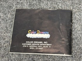 Nintendo NES Manual Crystal Mines Color Dreams Instruction Booklet