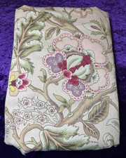 Waverly Curtain Panel 48 x 82 Imperial Dress Jacobean Floral Rod Pocket