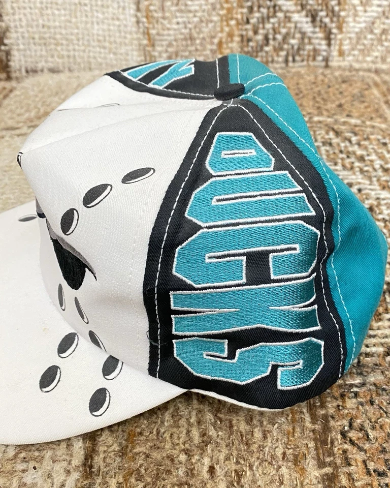 复古迪士尼阿纳海姆 Mighty Ducks 大脸曲棍球棒球帽 NHL 美国 — 第 4/4 张图片