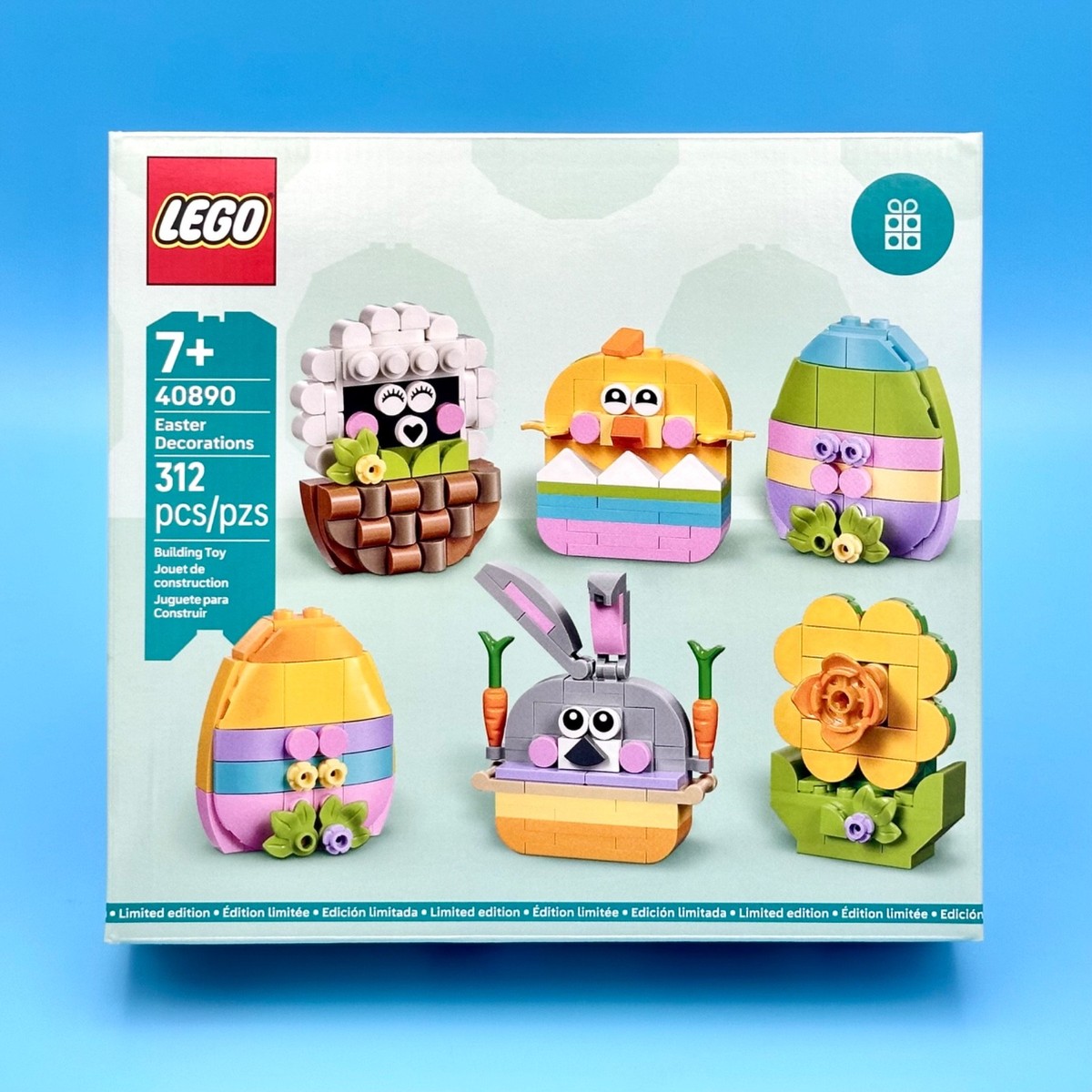 LEGO Easter Decorations (40890) Limited Edition GWP Bunny Egg
