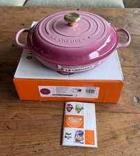 Le Creuset Signature Enameled Cast Iron Shallow Braiser 3.5 qt. 11.75" Berry NEW