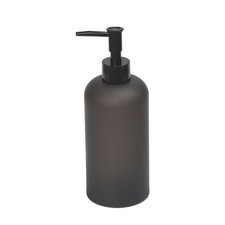 Frosted Black Soap Dispenser Pump Plastic Hand Wash Liquid Bottle Container