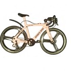 Pink Alloy Sports Bike Model - Detailed Miniature Road Bike