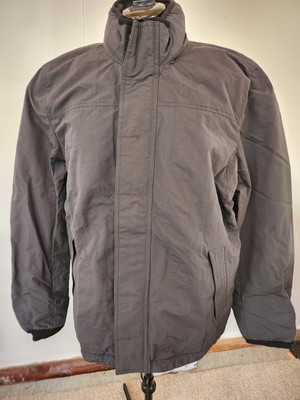 Fat Face Herren Standard Issue Cold Weather Jacke faltbare Kapuze grau Gr. Medium
