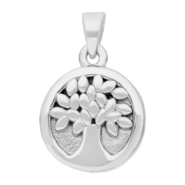 Cavill SilberanhäNger Lebensbaum 925 Sterling Silber Rhodiniert 20X13Mm-image