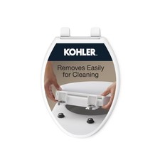 4636-RL-0 Cachet ReadyLatch Elongated Toilet Seat Slow Close, Soft Close Toilet