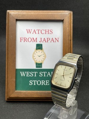 SEIKO DOLCE 7741-5130 セイコー ドルチェ ヴィンテージ Excellent] Vintage SEIKO DOLCE 7741-5130 Silver Rectangle Men's