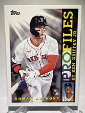 Roman Anthony 2026 Topps #TP-23 Profiles By Ken Griffey Jr Rookie RC Boston