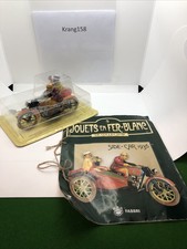 SIDE CAR 1936 Jouets en fer blanc de collection 3 FABBRI (K2-01)