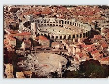 Postcard Aerial View Arles Amphitheatre France