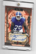 2022 Wild Card 5 Card Draw Darian Kinnard Auto #5CDCL-P66 – Orange Foil SSP 1/5
