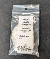 The Victoria Sampler Jingle Bells Accessory Pack White Floss #61WFP New