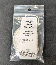 The Victoria Sampler Jingle Bells Accessory Pack White Floss #61WFP New